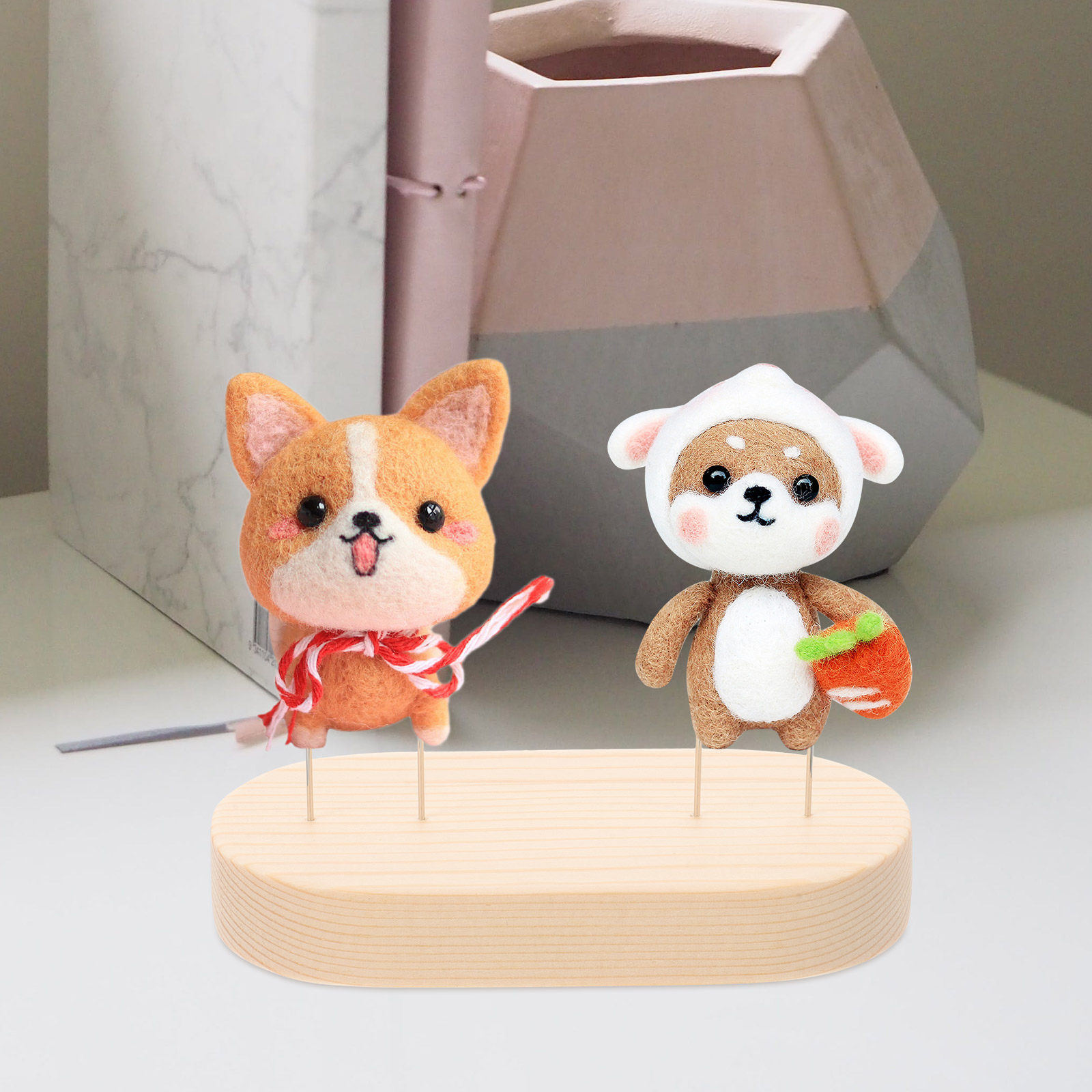 ชั้นวางโชว์งานปักไหมพรม ไม้ สแ - Display Stand Wood บทวิจารณ์และราคา