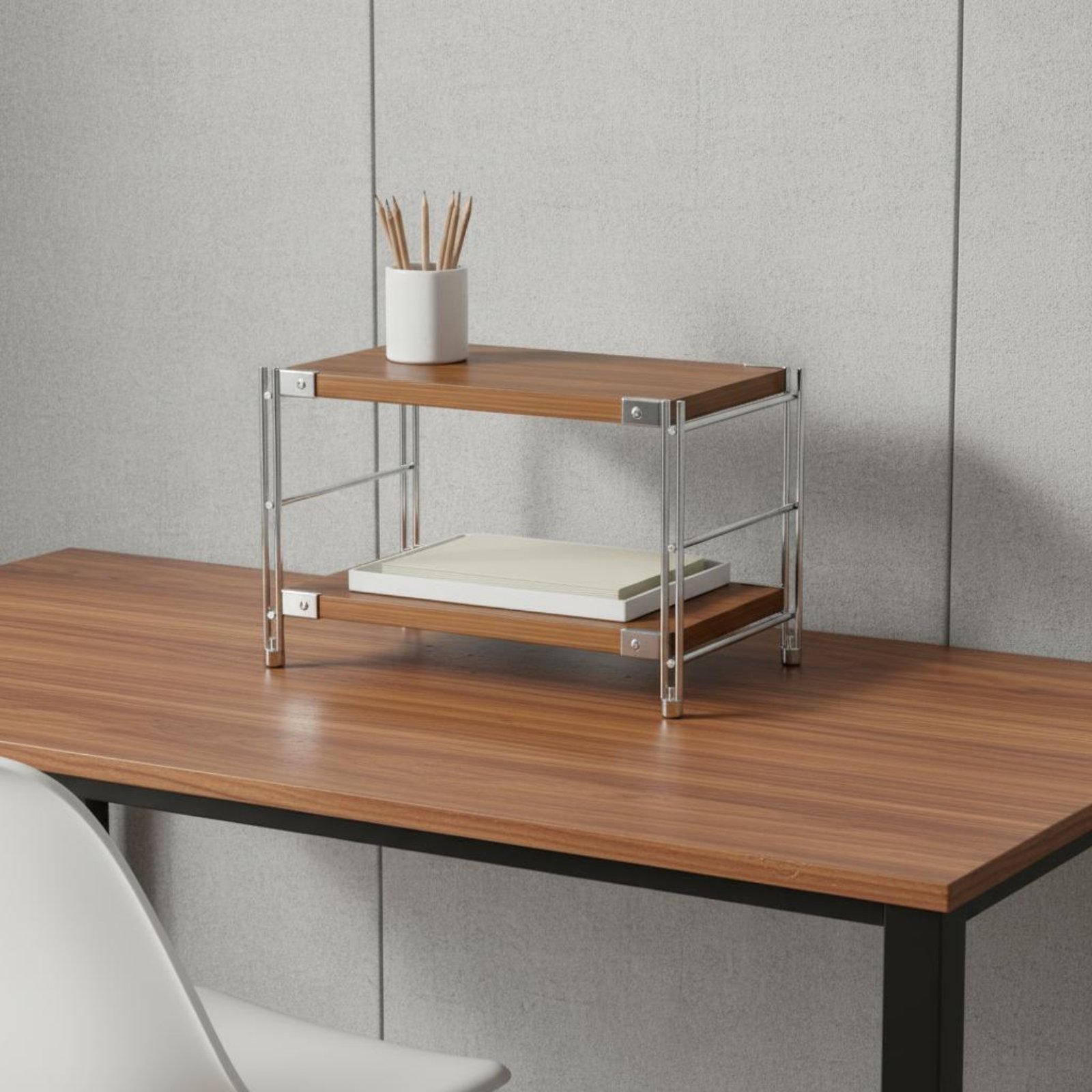 ชั้นวางของแบบตั้งพื้นทรงแคบ โค - Display Stand Wood บทวิจารณ์และราคา