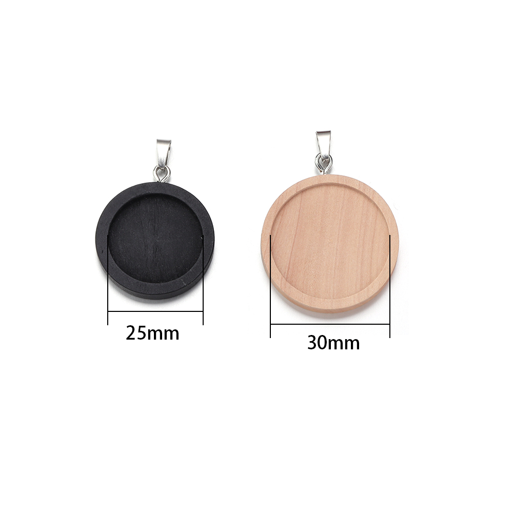 1-5 ชิ้น/ล็อต ฐานไม้ทรงกลมขนาด - Display Stand Wood บทวิจารณ์และราคา