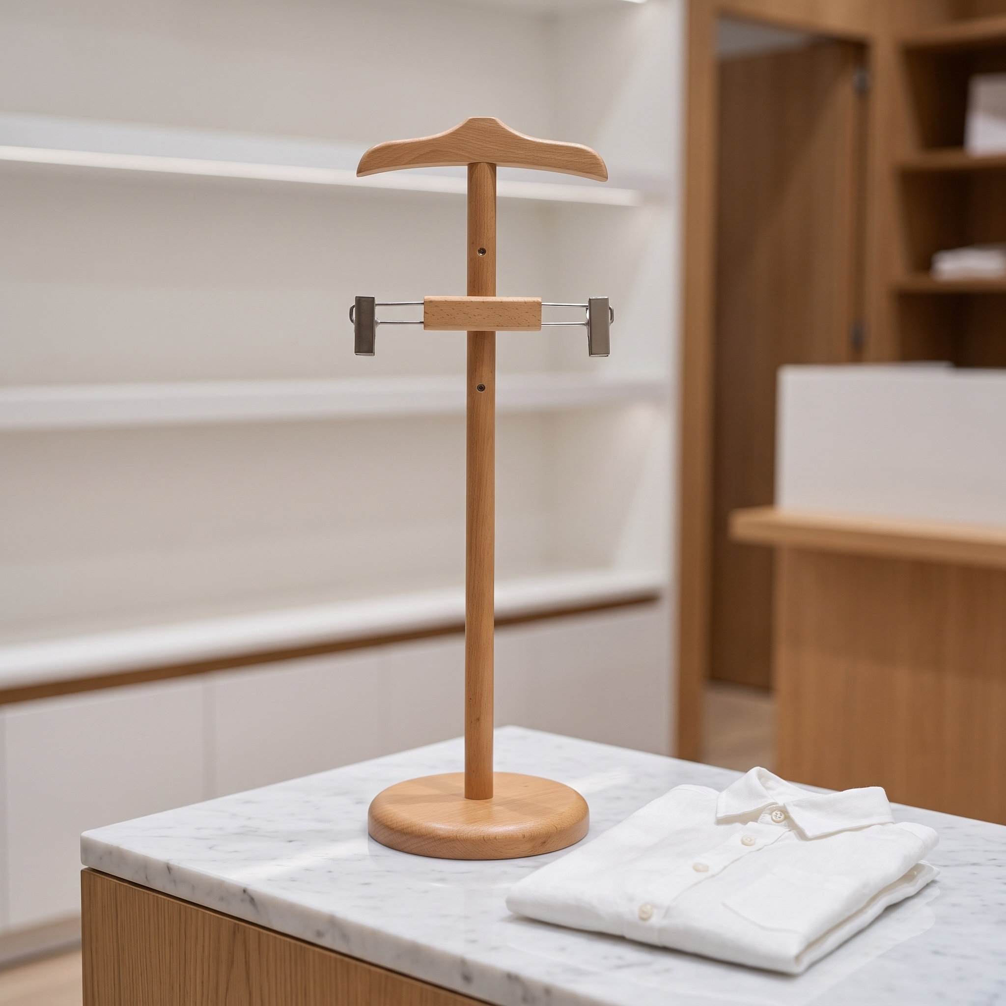 ขาตั้งโชว์เสื้อผ้าเด็ก ปรับควา - Display Stand Wood บทวิจารณ์และราคา