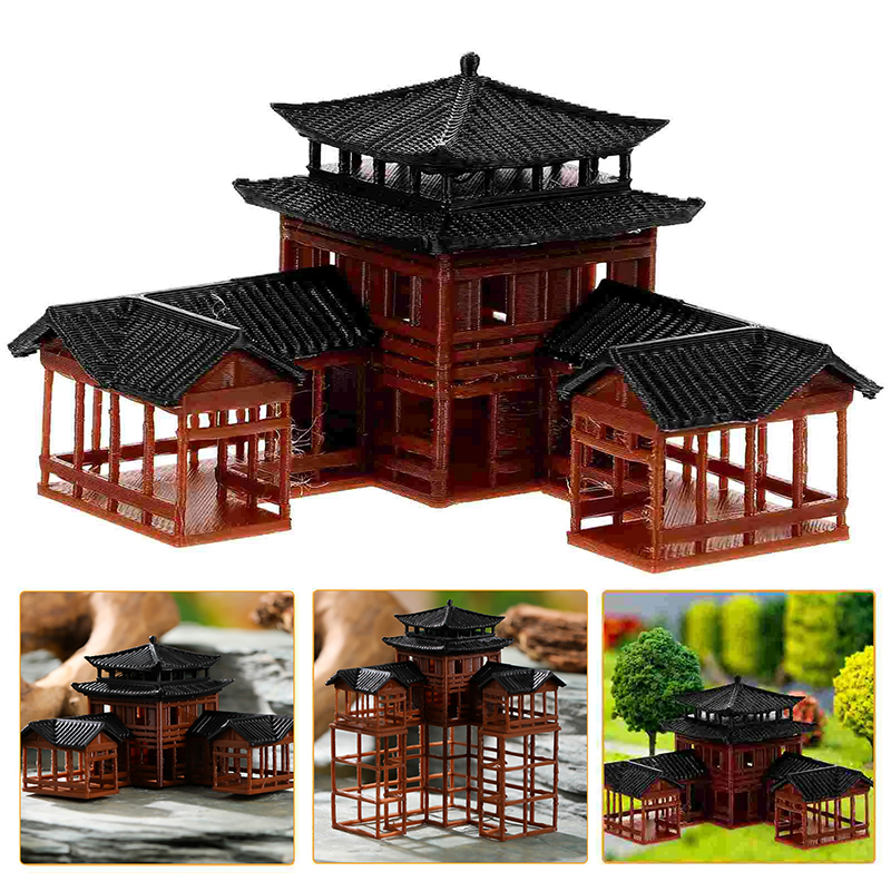 โมเดลอาคารโบราณ ศาลาญี่ปุ่นขนา - Japanese Garden Bonsai บทวิจารณ์และราคา