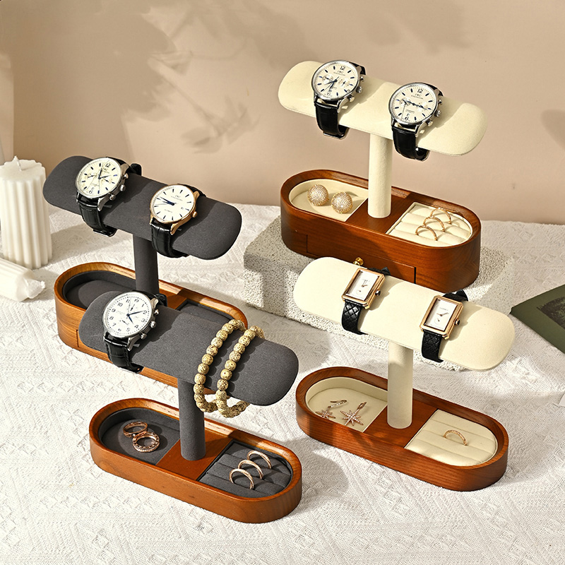 Oirlv ไม้เนื้อแข็งนาฬิกาออแกไน - Display Stand Wood บทวิจารณ์และราคา