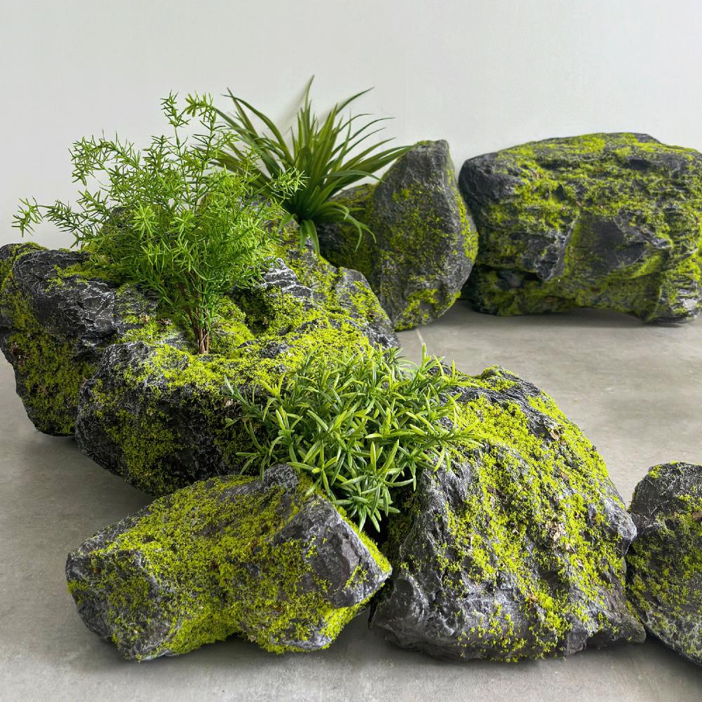 หินมอสเทียมสำหรับจัดสวน หินจำล - Bonsai Garden Backyard บทวิจารณ์และราคา