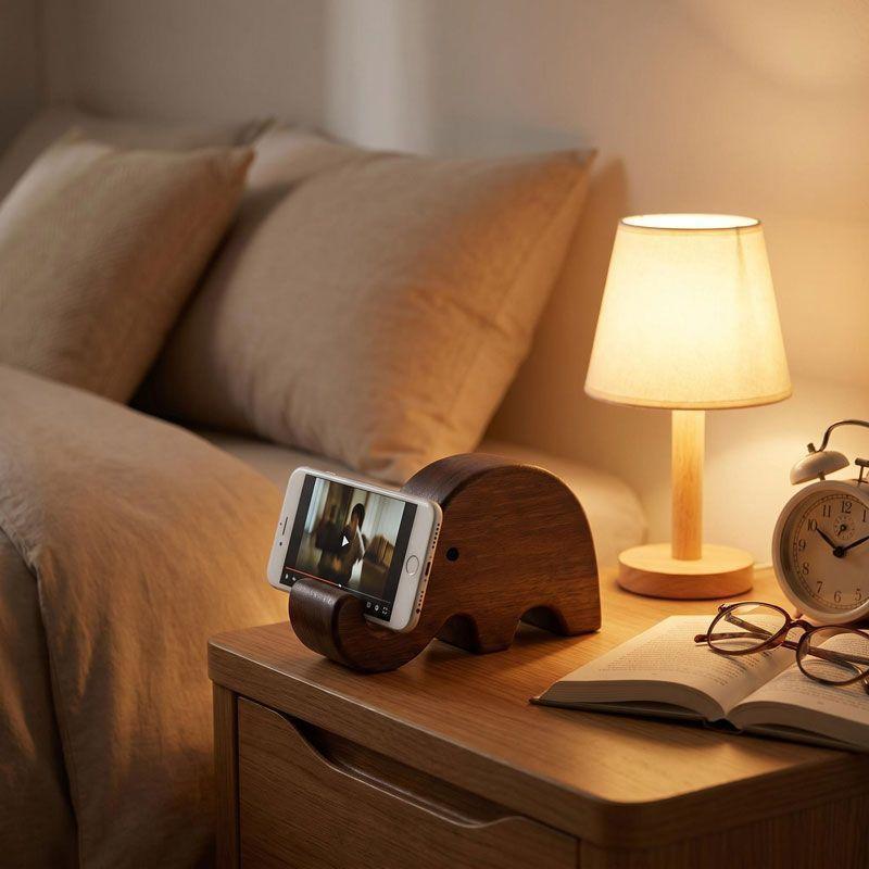 ที่วางโทรศัพท์ไม้เนื้อแข็งวอลน - Display Stand Wood บทวิจารณ์และราคา