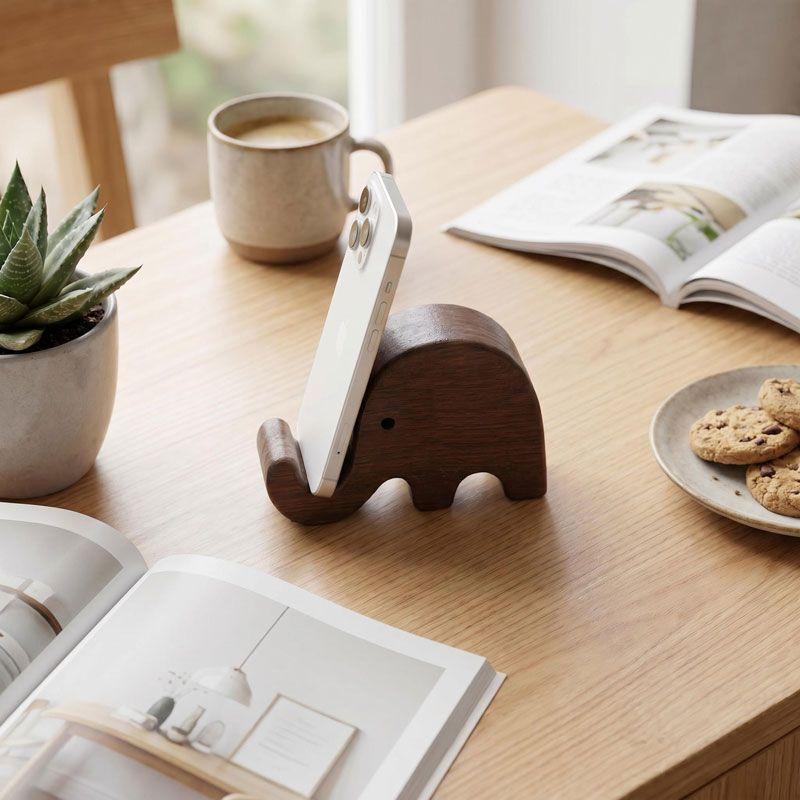 ที่วางโทรศัพท์ไม้เนื้อแข็งวอลน - Display Stand Wood บทวิจารณ์และราคา