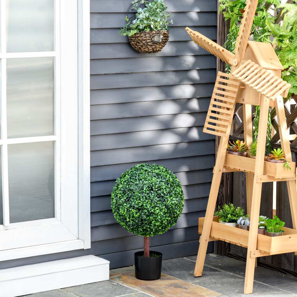 ต้นไม้ประดิษฐ์ทรงกลมขนาด 23.5  - Bonsai Garden Backyard บทวิจารณ์และราคา