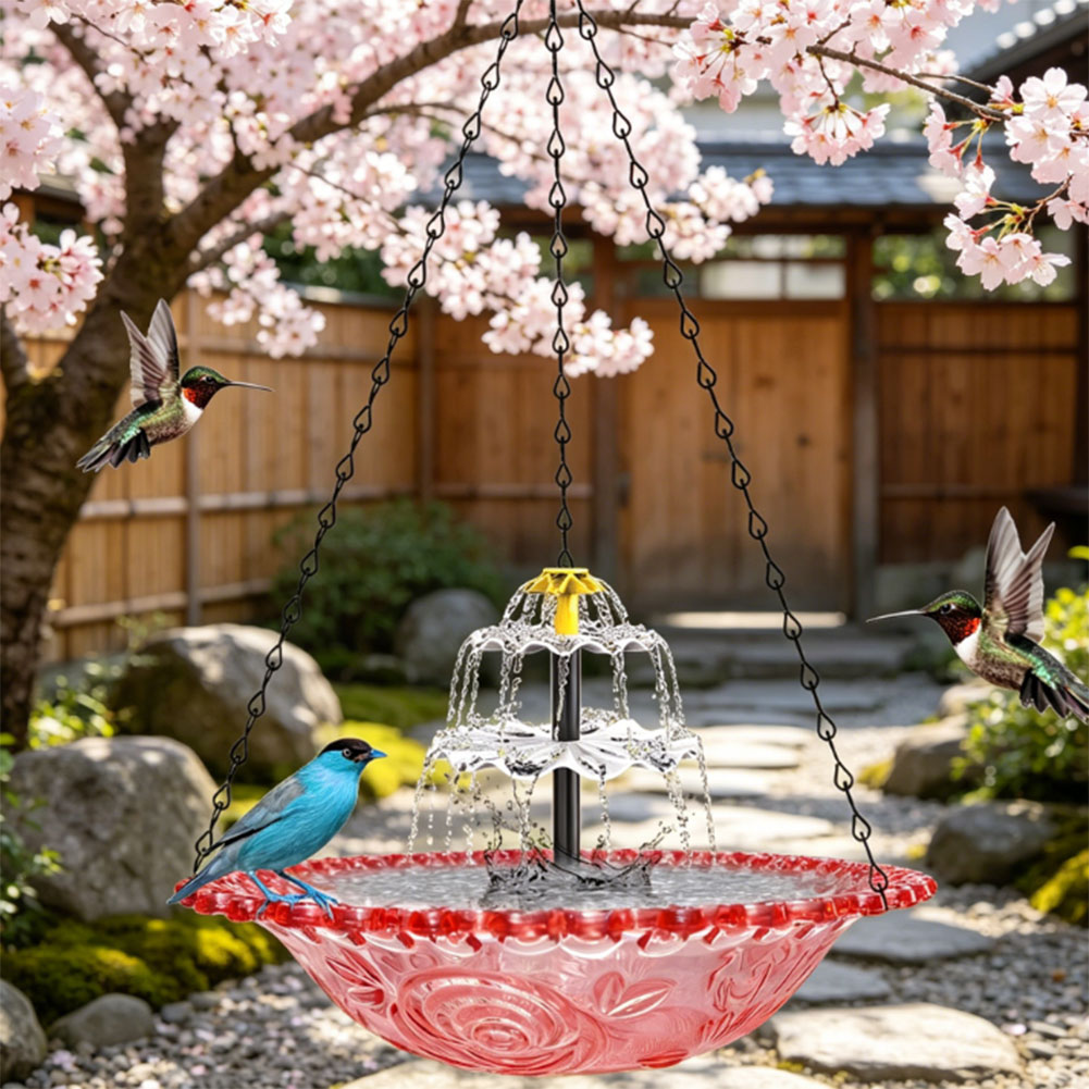 อ่างน้ำนกพลังงานแสงอาทิตย์แบบแ - Bonsai Garden Backyard บทวิจารณ์และราคา