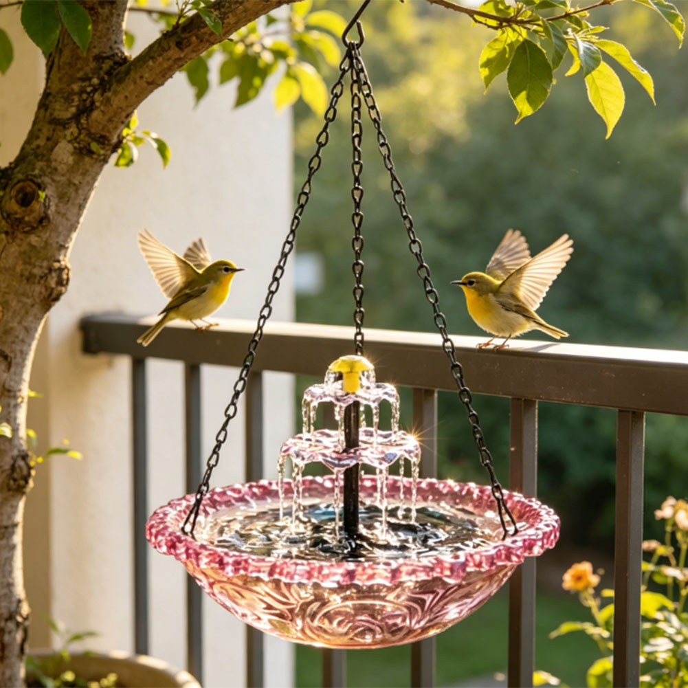 อ่างน้ำนกพลังงานแสงอาทิตย์แบบแ - Bonsai Garden Backyard บทวิจารณ์และราคา