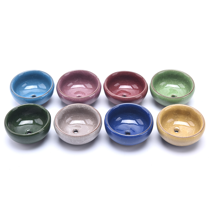 น่ารัก Ice-Crack Glaze ดอกไม้เ - Japanese Garden Bonsai บทวิจารณ์และราคา