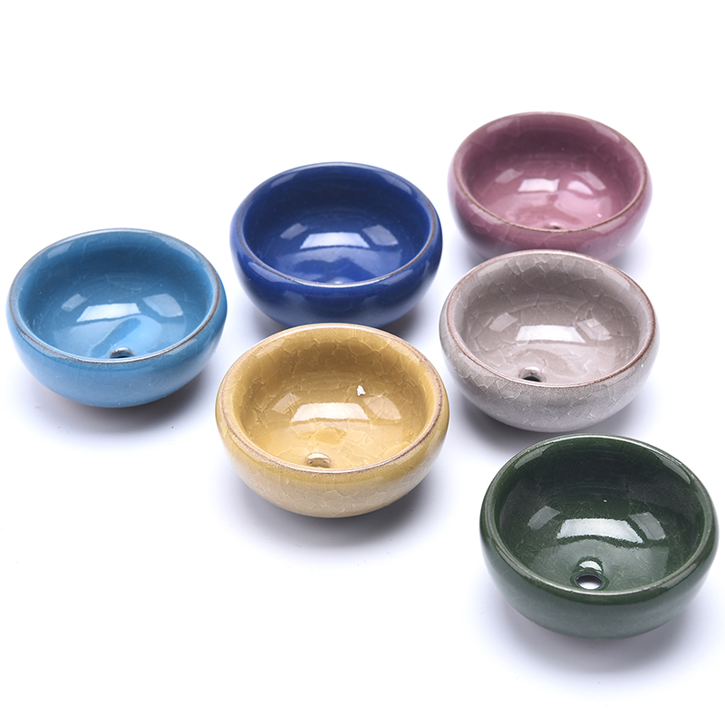 น่ารัก Ice-Crack Glaze ดอกไม้เ - Japanese Garden Bonsai บทวิจารณ์และราคา