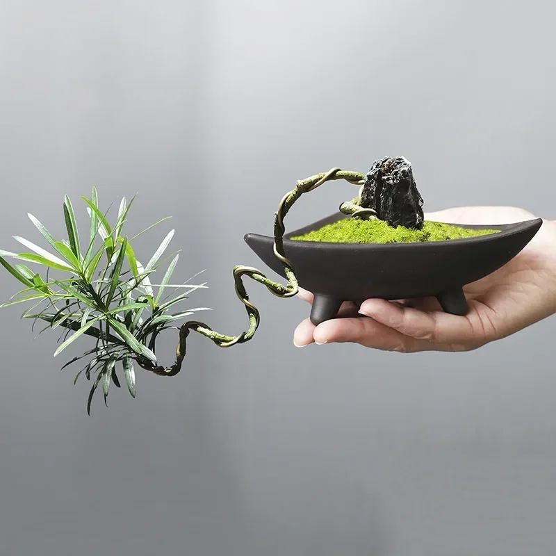 กระถางต้นไม้เซรามิคส่วนบุคคลสำ - Japanese Garden Bonsai บทวิจารณ์และราคา