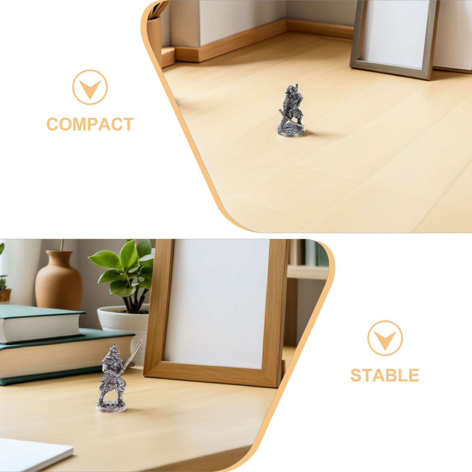 รูปปั้นซามูไรขนาดเล็ก 2 ชิ้น ท - Japanese Garden Bonsai บทวิจารณ์และราคา