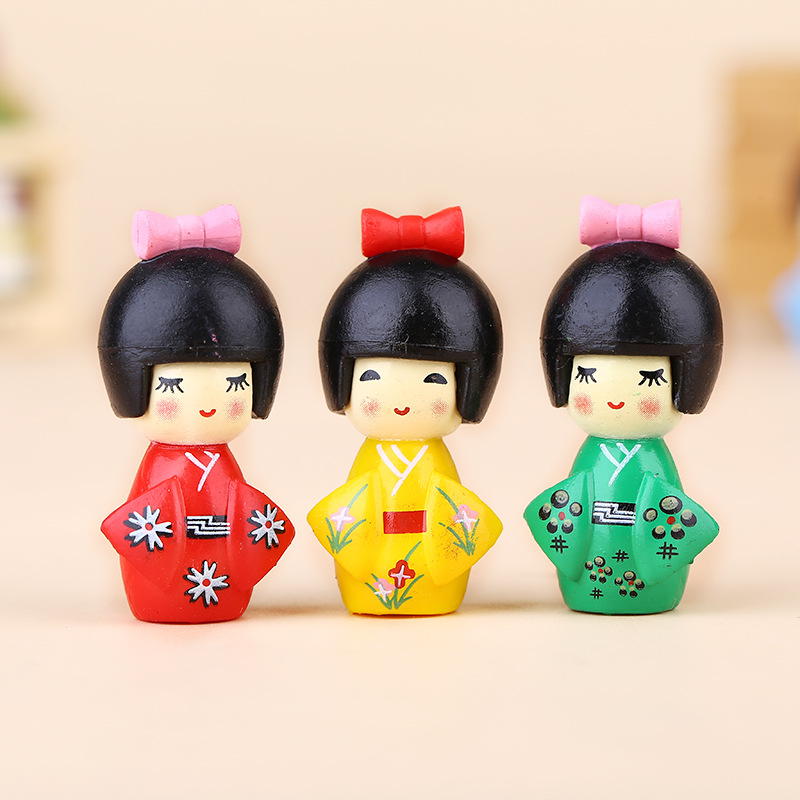 ตุ๊กตาสาวญี่ปุ่นน่ารัก ของตกแต - Japanese Garden Bonsai บทวิจารณ์และราคา