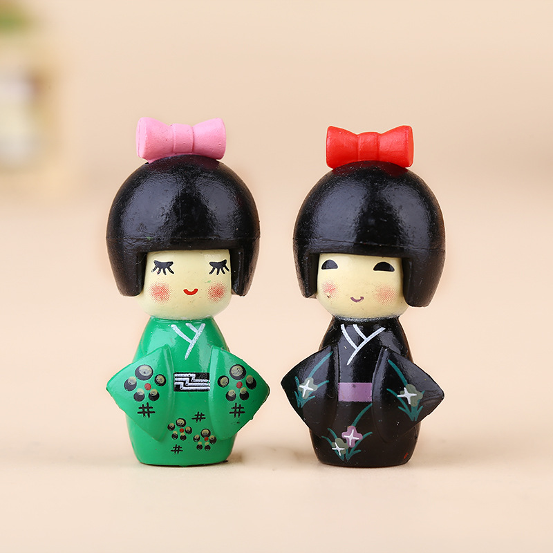ตุ๊กตาสาวญี่ปุ่นน่ารัก ของตกแต - Japanese Garden Bonsai บทวิจารณ์และราคา