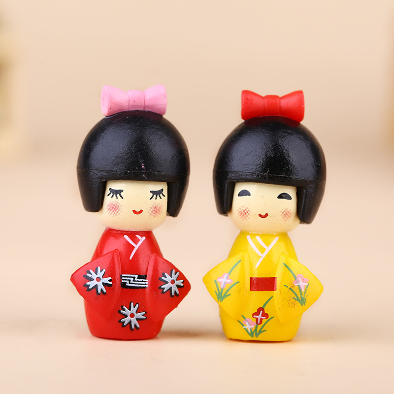 ตุ๊กตาสาวญี่ปุ่นน่ารัก ของตกแต - Japanese Garden Bonsai บทวิจารณ์และราคา