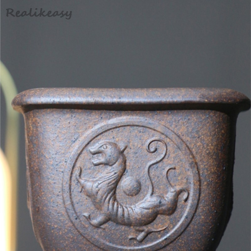 กระถางดอกไม้ทรายสีม่วงกระถางต้ - Japanese Garden Bonsai บทวิจารณ์และราคา